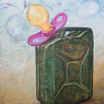 Painting titled "СОСКА ДЛЯ ЧЕЛОВЕЧЕС…" by Sergey Shenderovsky, Original Artwork