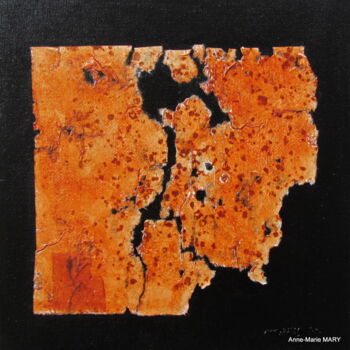 Peinture intitulée "mémoire du temps N°…" par Anne-Marie Mary, Œuvre d'art originale