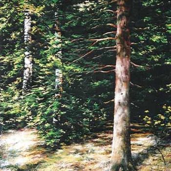 Painting titled "The Summertime" by Swiatecki Marek, Original Artwork, Oil
