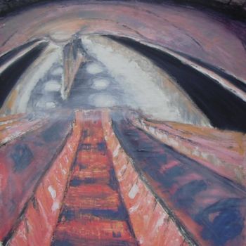 Peinture intitulée "Rose" par Nathalie Torrents, Œuvre d'art originale