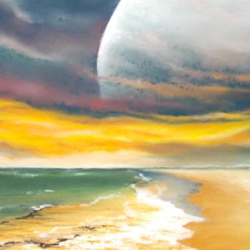 Peinture intitulée "52" par Murielle Léger, Œuvre d'art originale