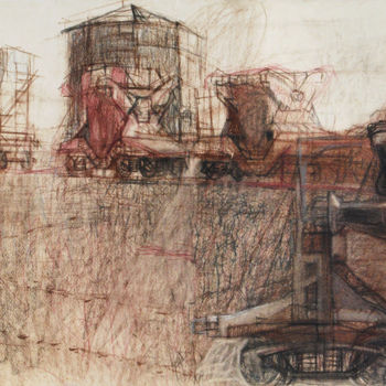 绘画 标题为“From life of the ca…” 由Ella Tsyplyakova, 原创艺术品