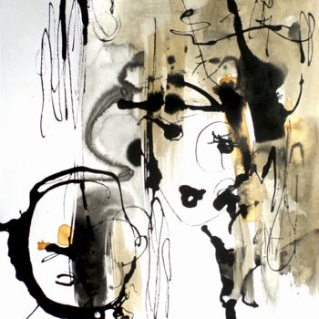 Peinture intitulée "The journey 30" par Isabelle Mignot, Œuvre d'art originale, Huile