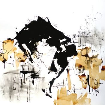 Peinture intitulée "The journey 47" par Isabelle Mignot, Œuvre d'art originale