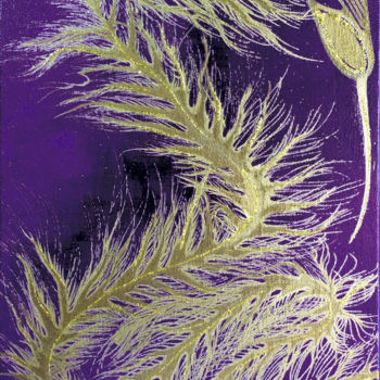 Painting titled "Sans titre" by Mona Bessaa, Original Artwork, Oil