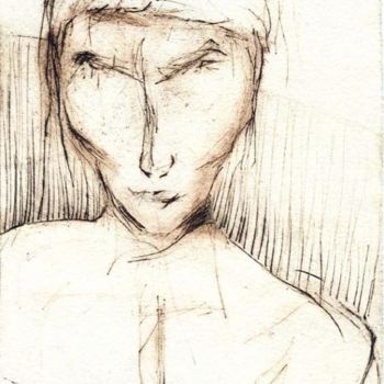 Printmaking titled "San titre" by Stéphane Favre, Original Artwork, Engraving