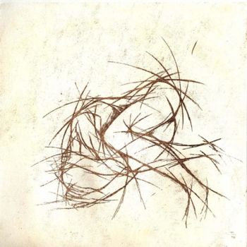 Gravures & estampes intitulée "San titre" par Stéphane Favre, Œuvre d'art originale, Gravure