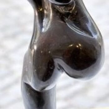 Sculpture titled "ballerina-photowern…" by Catalin Geana, Original Artwork, Casting