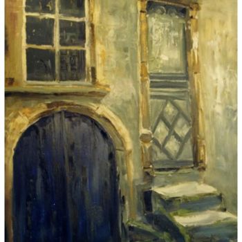 Peinture intitulée "Vielle Façade" par Abdellatif Zeraidi Bd Lltyf Lzrydy, Œuvre d'art originale, Huile