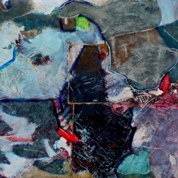 Peinture intitulée "Etrurie" par Philippe Casaubon, Œuvre d'art originale, Huile