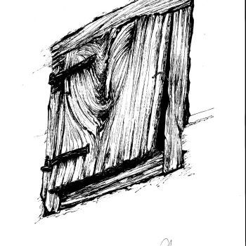 Dessin intitulée "fenestron" par Mickael Thébault, Œuvre d'art originale, Autre