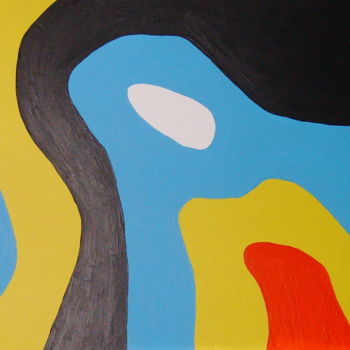 Painting titled "La Piovra" by Jan Theuninck, Original Artwork, Oil