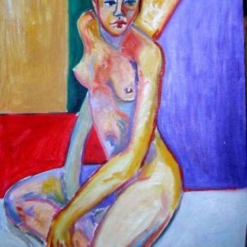 제목이 "NUDE FIGURATIVE PAU…"인 미술작품 Sara Raquel Sarangello로, 원작, 기름