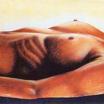 제목이 "Sans titre"인 미술작품 Stéphane Favre로, 원작, 기름