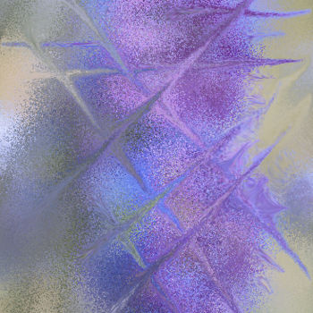 Digitale Kunst mit dem Titel "CHARDONS LORRAINS" von Catherine Wernette, Original-Kunstwerk, Digitale Malerei