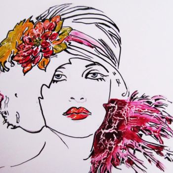 「THE BAG」というタイトルの絵画 Sara Raquel Sarangelloによって, オリジナルのアートワーク, オイル