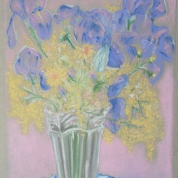 Drawing titled "a-spring-bouquet-wi…" by Branka Mattenheim, Original Artwork, Other