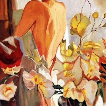 Painting titled "Elegant Dona" by Purity, Original Artwork, Oil
