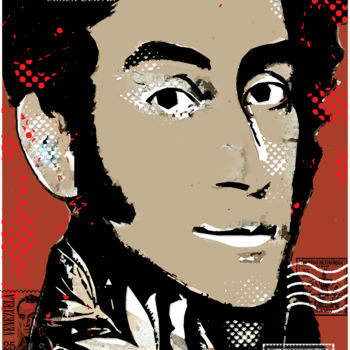 Digital Arts titled "Bolivar" by Jesus J. Ruiz, Original Artwork, Other