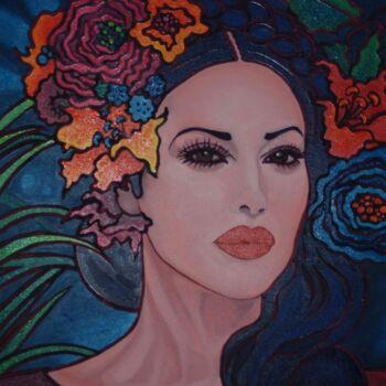 Painting titled "Etude de portrait,c…" by Gwendoline Pieters, Original Artwork, Oil