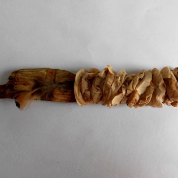 "Gardien du secret 2…" başlıklı Heykel Valérie Thévenot tarafından, Orijinal sanat, Mixed Media