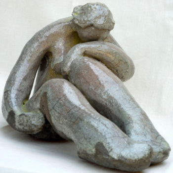 Sculpture titled "sans titre 9" by Isabelle Clergue, Original Artwork, Terra cotta
