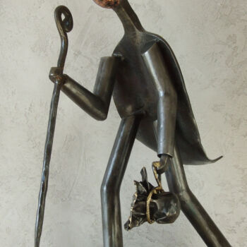 Sculpture titled "Saint Jacques de Co…" by Philippe Fautrez, Original Artwork