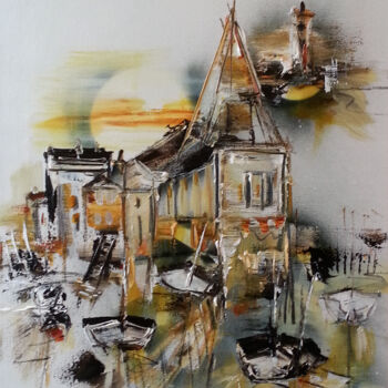 Peinture intitulée "Millepierres" par Muriel Cayet, Œuvre d'art originale, Acrylique