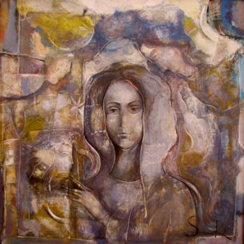 Painting titled "the-chrysanthemum.j…" by Slav Krivoshiev, Original Artwork
