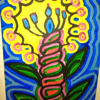 Painting titled "Blüte Kathrin" by Remus Besca, Original Artwork