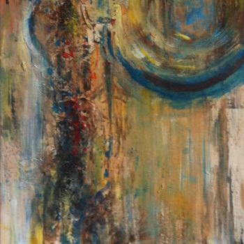 Painting titled "peinture abstraite" by Isabelle Reygaerts, Original Artwork, Acrylic
