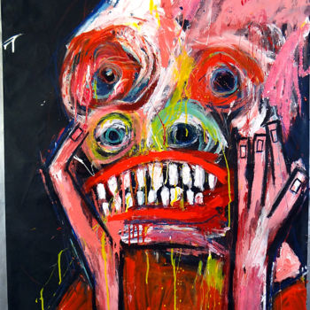 Peinture intitulée "Melancholy" par Matt Sesow, Œuvre d'art originale, Acrylique