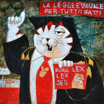 Painting titled "az-065-40x40-1.jpg" by Franco Anselmi, Original Artwork