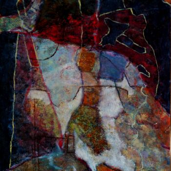 Peinture intitulée "Eurydice" par Philippe Casaubon, Œuvre d'art originale, Huile