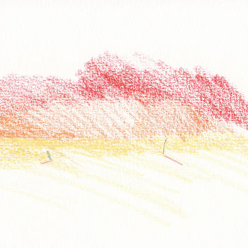 Σχέδιο με τίτλο "ombres-portees-2.jpg" από Bob Clement, Αυθεντικά έργα τέχνης