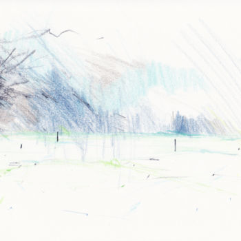 Drawing titled "ombres-portees-5.jpg" by Bob Clement, Original Artwork