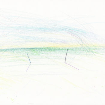 Drawing titled "ombres-portees-9.jpg" by Bob Clement, Original Artwork