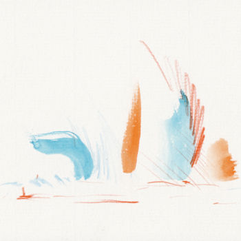 Drawing titled "germination-3.jpg" by Bob Clement, Original Artwork