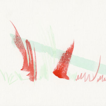 Drawing titled "germination-4.jpg" by Bob Clement, Original Artwork