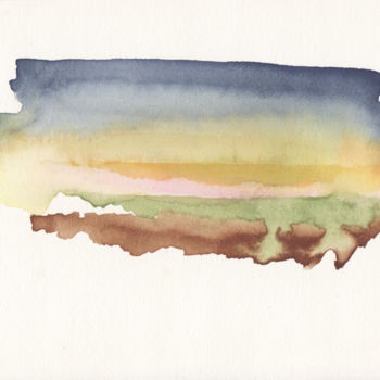 Σχέδιο με τίτλο "paysage-5.jpg" από Bob Clement, Αυθεντικά έργα τέχνης