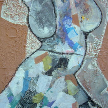 Painting titled "Les danseurs 2" by Sylvie Oliveri, Original Artwork, Acrylic