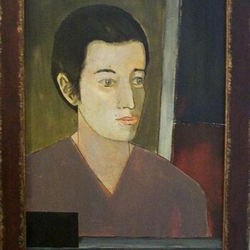 Painting titled ""Femme a la Fenetre"" by Reginald Gray, Original Artwork