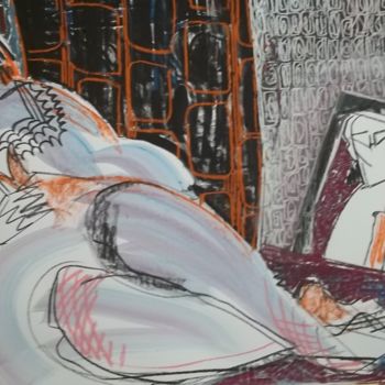 Pittura intitolato "100-1054.jpg" da Hilary Mullany, Opera d'arte originale
