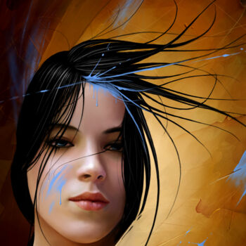 Digital Arts titled "La confusion de l'a…" by Benjamin Friess, Original Artwork, Digital Painting