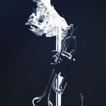 Painting titled "le-trompetistte-1.j…" by Catherine Digue - Turpin, Original Artwork