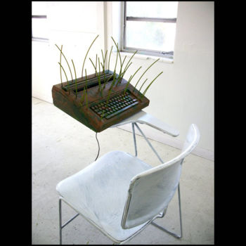 Painting titled "28-2010-type-writer…" by Steve Beck, Original Artwork