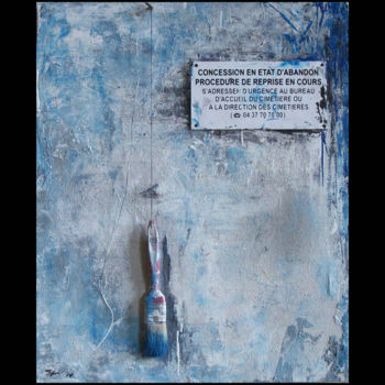 Painting titled "Message From Loyasse" by Steve Beck, Original Artwork, Acrylic