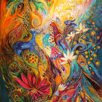 Peinture intitulée "Remembering Yotvata" par Elena Kotliarker, Œuvre d'art originale, Acrylique