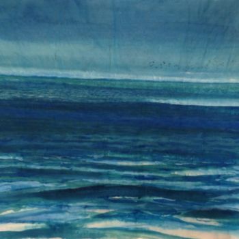 Pittura intitolato "Birds and Sea Later…" da Sebastian Olivier Burckhardt, Opera d'arte originale, Acrilico