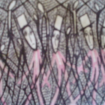 Drawing titled "sebastian" by Michael Fitzgerald, Original Artwork, Ballpoint pen